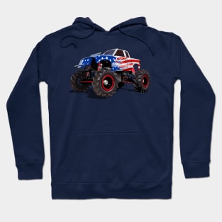 Cartoon Monster Truck Hoodie